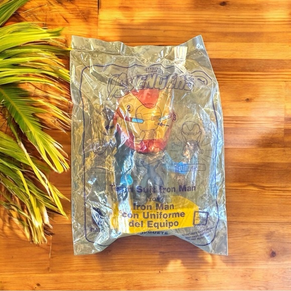 Marvel Avengers Team Suit Iron Man McDonald’s Happy Meal Toy - 2019 - Sealed - Picture 1 of 5